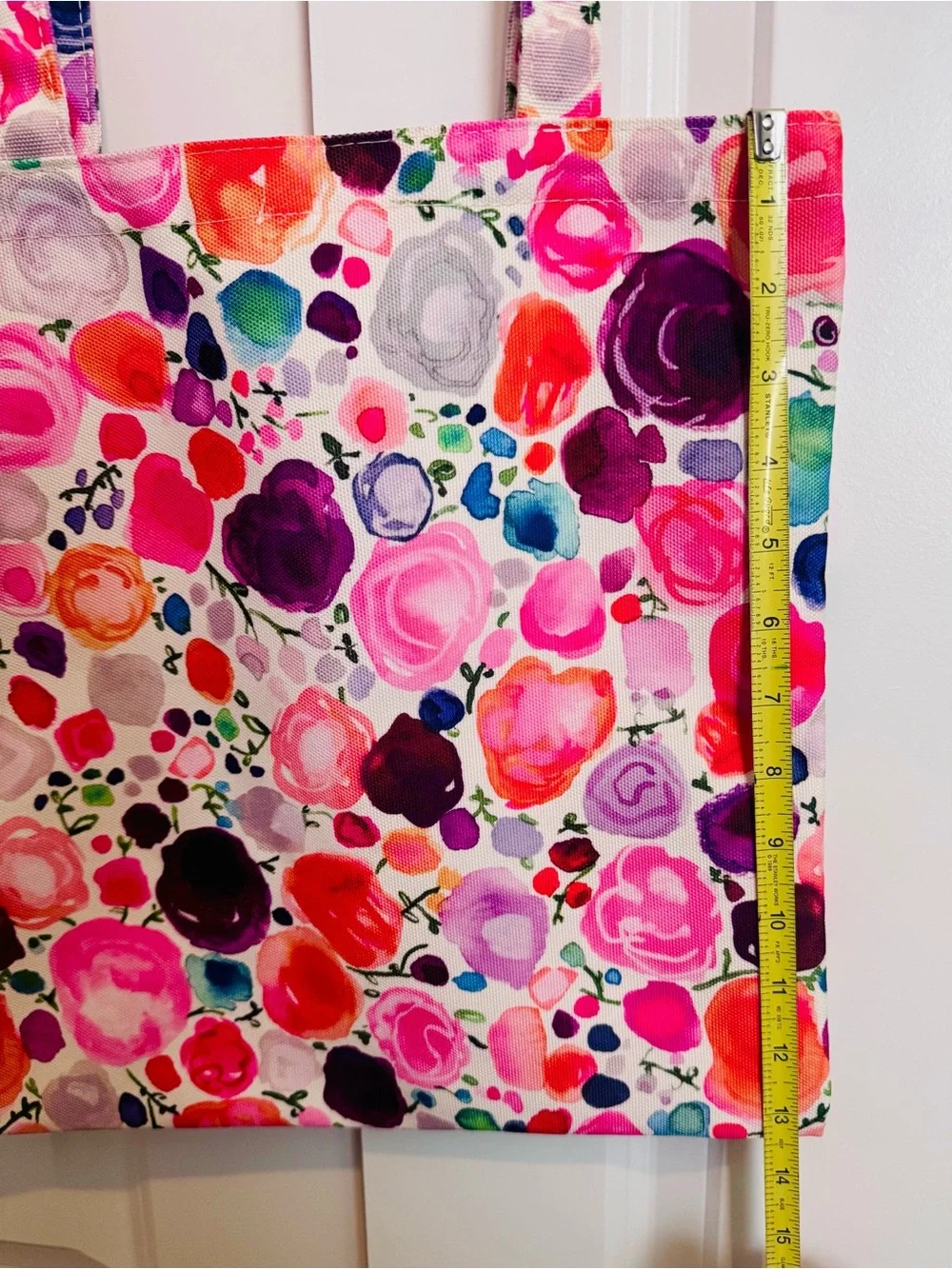 kate spade Floral Multicolor Canvas Tote - Pink, Purple, Orange, Blue